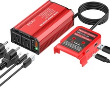 300W Power Inverter Compatible with Milwaukee M18 Battery, DC 18V to AC 110V Bat