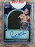 2025 Topps UFC Midnight Alex 'Poatan' Pereira Relic On Card Auto  /99