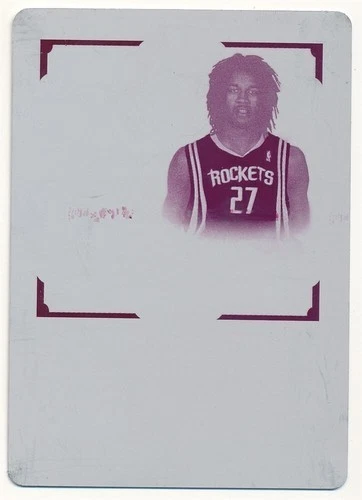 RARO # 1/1 PLACA DE IMPRESIÓN DE NOVATO SSP JORDAN HILL 2009/10 TESOROS NACIONALES RC Foto 2 de 4