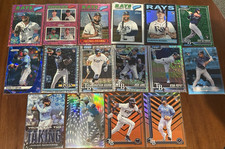 Topps Tampa Bay Rays MLB Rookie Card Lot  Caminero Simpson Aranda Lowe Pepiot