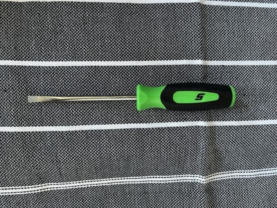 Snap On Flach Schlitz Mini Schraubendreher 3/16 SGD306B Extrem Grün Neu Werkzeug