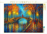 Calvendo Puzzle The Bridge In The Park | 2000 Pieces, Finished Size 35.4 × 26.4