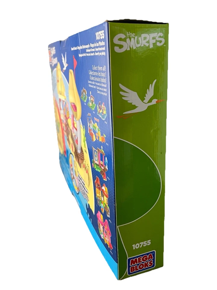 Mega Bloks The Smurfs (10755) Smurf's Beach 99 Pcs New In Box - Image 4 of 4