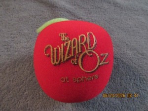 The Sphere Las Vegas Wizard of Oz Foam Red Apple Promotional Promo Souvenir 2025