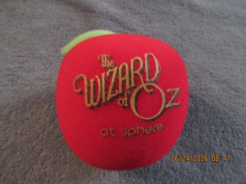 The Sphere Las Vegas Wizard of Oz Foam Red Apple Promotional Promo Souvenir 2025