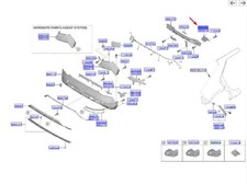 Hyundai Ioniq 5 NE Heckstoßstange rechts Strebe 86642GI000 NEU ORIGINAL