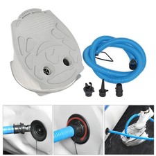 Pompe à pied à volume élevé 3 buses de taille pour jouet gonflable de