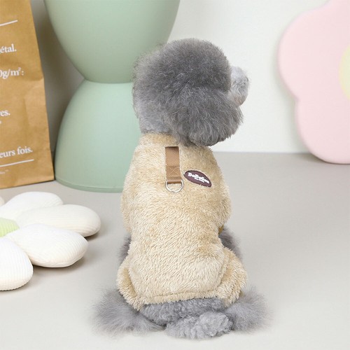Pet Dog Warm Coat Fleece Jumper Sweater Winter Clothes Puppy Vest Jumpsuit Pjs - Picture 20 of 20