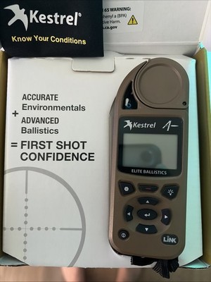 Kestrel 5700X Elite Ballistics Weather Meter   NEW    w/ Box, Manuals & Lanyard
