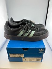 Adidas Sambae Core Negro Verde Neblina IE9110 USADO Talla 8w CON CAJA