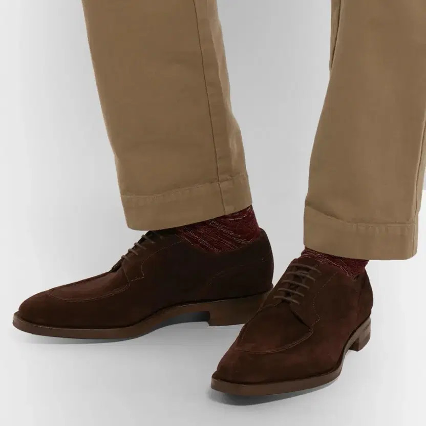 Edward Green Dover Mink Suede Shoes UK9-9.5 606 Last Official | eBay