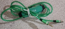 Pilot Electronics Light Pulse EL-1301BWKC Green Audio Response 3.5mm Aux Cable
