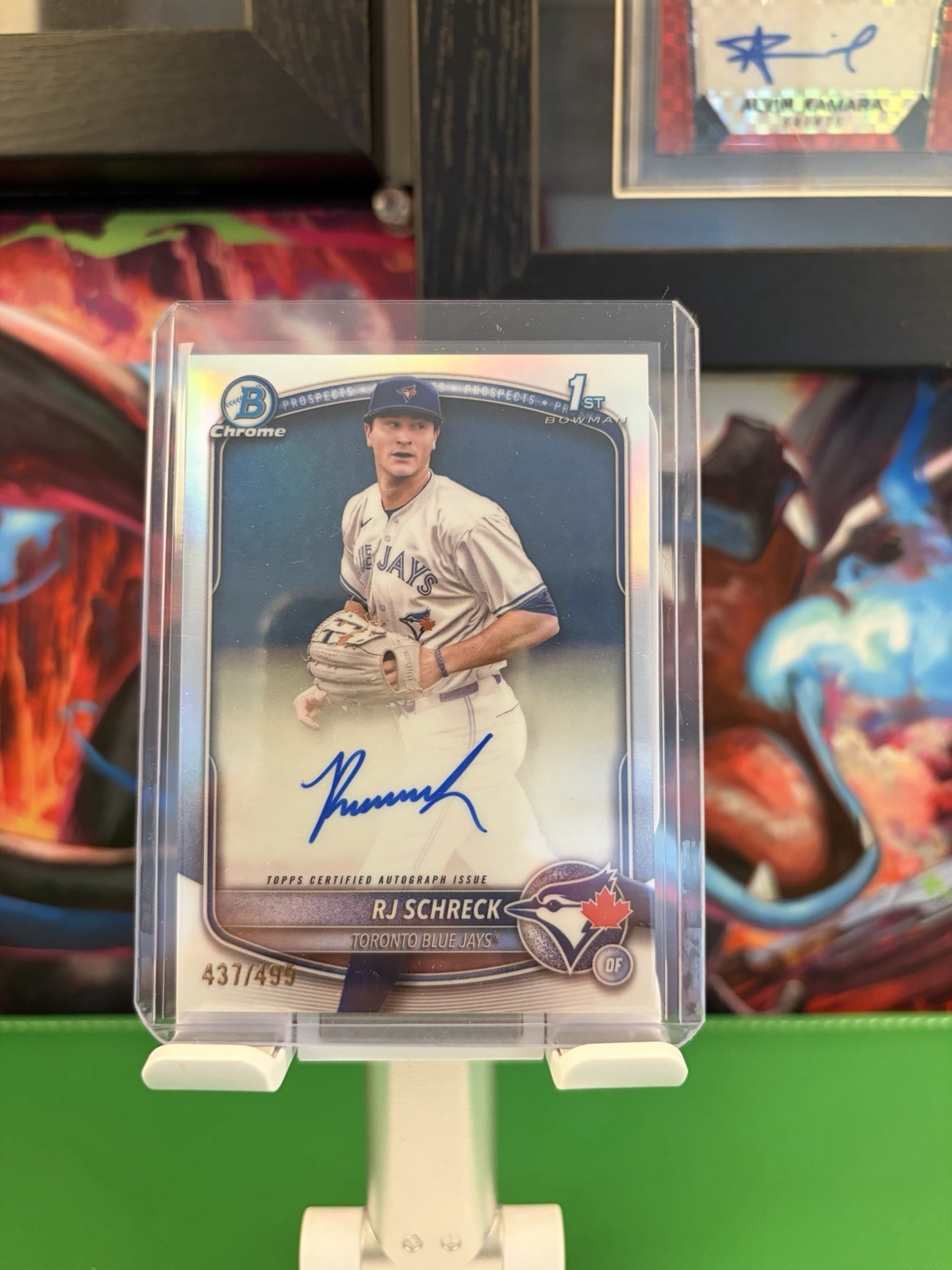 2025 Bowman Chrome- Prospect Autographs RJ Schreck #CPA-RSC Refractor / 499