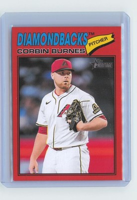 2026 Topps Heritage Corbin Burnes Red #238