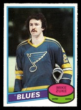 1980-81 O-Pee-Chee #209 Mike Zuke Near Mint+ RC Rookie Blues OPC  ID:430753