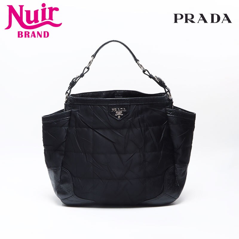 Prada Black Nylon Testo Handbag