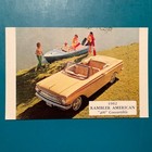 1962 Rambler American 400 Convertible Advertising Postcard — photo 1