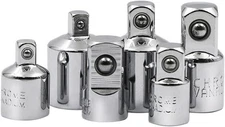 6 PCS Socket Adapter and Reducer Set, 1/4", 3/8", 1/2" Chrome Vanadium Steel... 