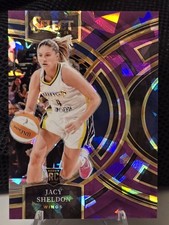 🔥2024 Select WNBA Jacy Sheldon Rookie Premier Level Purple Ice Prizm /149🔥