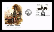 FIRST DAY COVER FLEETWOOD BEST FRIEND OF CHARLESTON 1830 PICTORIAL CANCEL