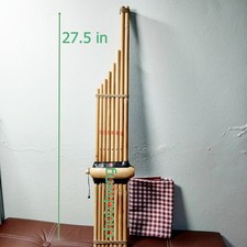 Khaen Bamboo Thai Isan Craft Laos Musicial Instrument Mouth Organ Traditional Dm