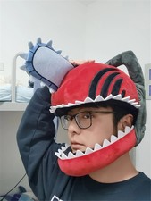 Anime Chainsaw Denji Pochita Hat Cosplay Costume Plush Christmas Gifts