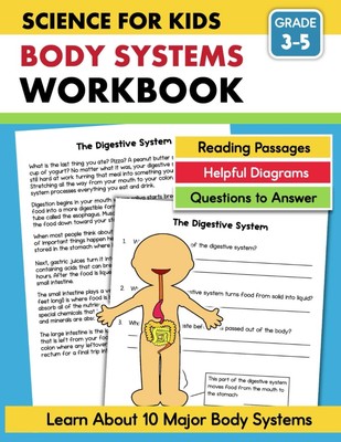 Human Body Systems Workbook Grades 3 to 5: Science Anatomy Organs Bones Musc...