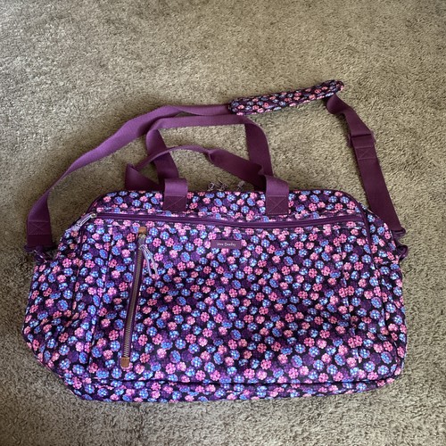 Vera Bradley Berryburst Floral Duffle Carry On Travel Bag