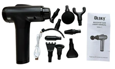 Olsky Massage Gun with 9 Heads - M68-7