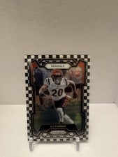 2023 PANINI PRIZM PRIZMS BLACK AND WHITE CHECKER #319 DJ TURNER