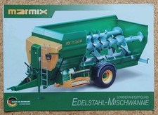 Prospekt Marmix RX 11.24 M Edelstahl-Mischwanne aus 2023 -deutsch- TOP-Zustand