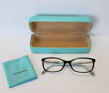 Tiffany  Co TF 2079-B 8055 52-16 140 Black Cat Eye Frames w/ Case  Cloth