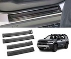 For Honda Passport 2026 Accessories Door Sill Protector Black Steel Guard Cover