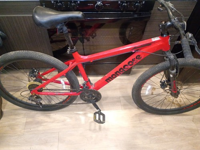 #ad Mongoose 26in Aluminum Mountain Bike Red R8014WM Disc Brake $200.00