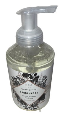 CST   SANDALWOOD SCENTED FOAMING HAND SOAP DYE-FREE FORMULA Aloe Vera 20fl.oz