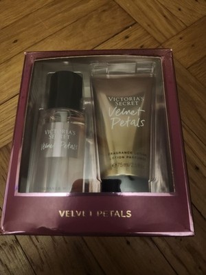VICTORIA'S SECRET Velvet Petals Mist & Lotion Mini Duo Gift Set Travel Size 2.5 