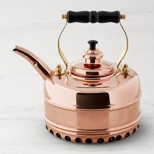 Simplex Buckingham No 1 Copper Rapid Boil Whistling Tea Kettle 1.75 Qt