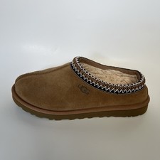 UGG Tasman Brown Suede Slip-On Slippers Wool Lined Men  s Size 8
