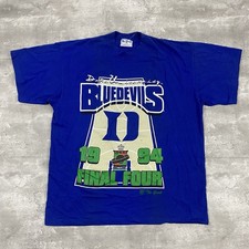 vintage 1994 DUKE UNIVERSITY BLUE DEVILS FINAL FOUR t shirt XL NCAA basketball