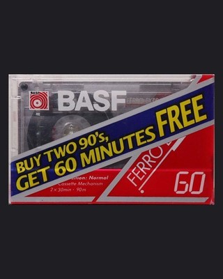 BASF Ferro Extra I (1991-1993)  Blank Cassette Tape