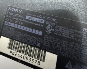 Sony PlayStation 2 [PS2] Slim Console SCPH-70012 w/Box! *Tested & Working/Read*