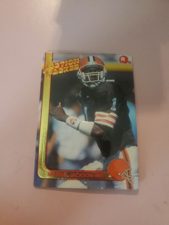 1991 Action Packed Rookie Update Michael Jackson #46 Football Card