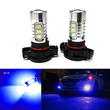 5202 Dark Blue LED Bulb SMD 5730 Bright Fog Light + Projector for Jeep Cherokee