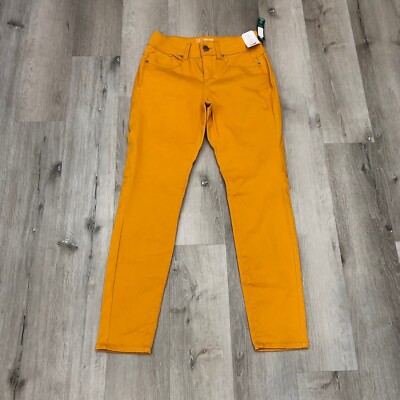 Junior's no boundaries Jeans Mustard Yellow Skinny casual pants size 