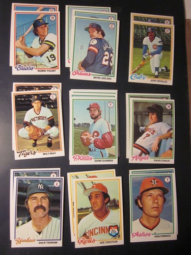 1978 Topps Baseball Pick Choose Complete Your Set(1-250) NM, NM/MT - Updated - Picture 174 of 249