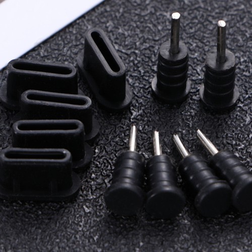 10 Pairs Ear Plugs Mobile Staubstecker USB Abdeckkappe USB-C-Staubstecker - Zdjęcie 2 z 10