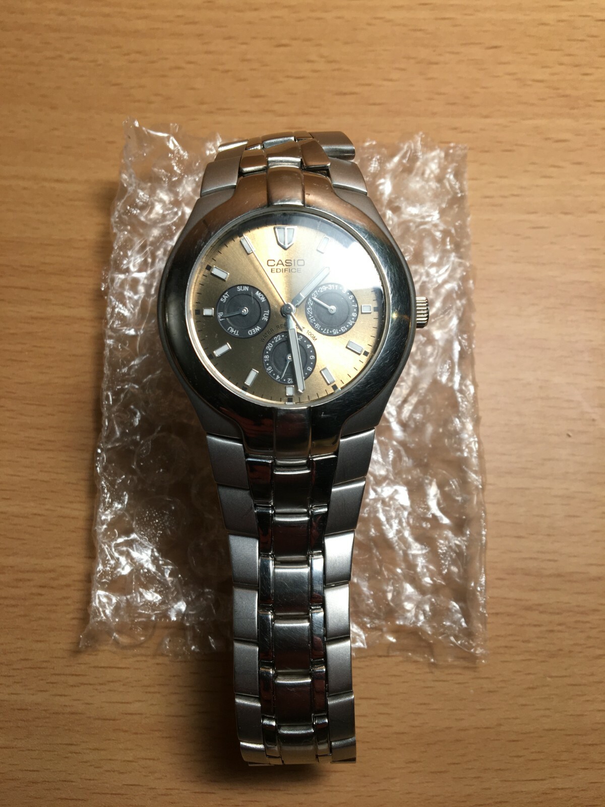 casio edifice water resist 10 bar