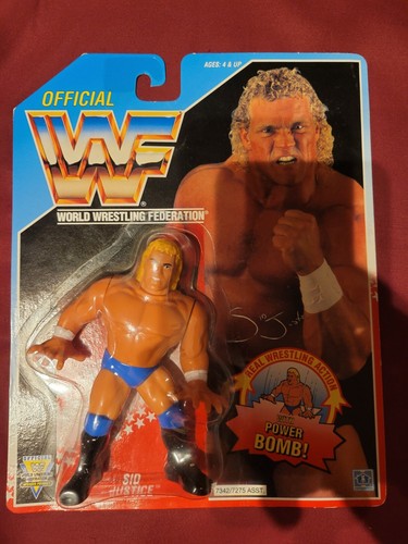 SID JUSTICE MOC WWF Hasbro Figure...