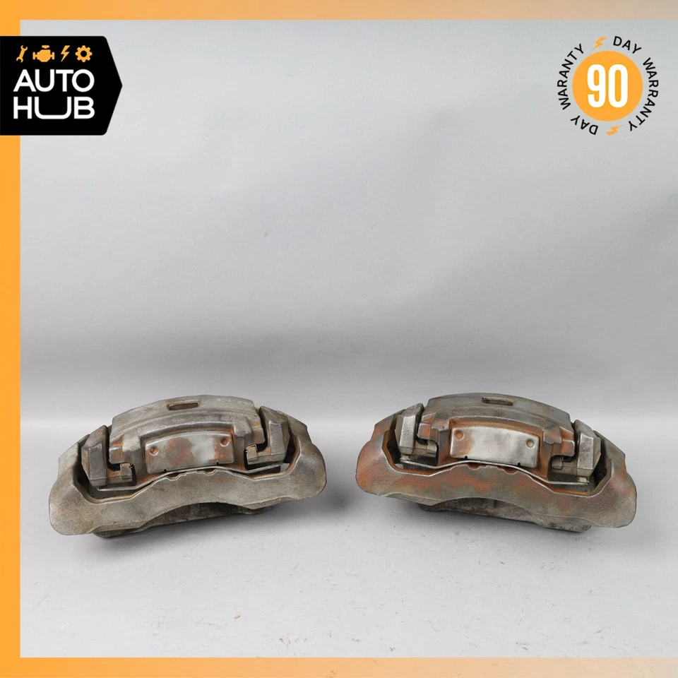 Juego de pinzas de freno delanteras izquierda y derecha Jaguar X150 XKR XJR XFR 10-19 OEM 46k Foto 2 de 4