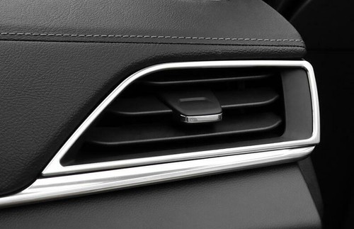 For Cadillac CT4 2020-2022 Silver Steel Left And Right Air Outlet Vent Trim 2PCS - Imagen 5 de 6